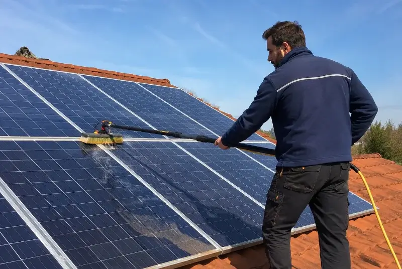 Nettoyage et entretien de panneaux solaires à Bourghelles